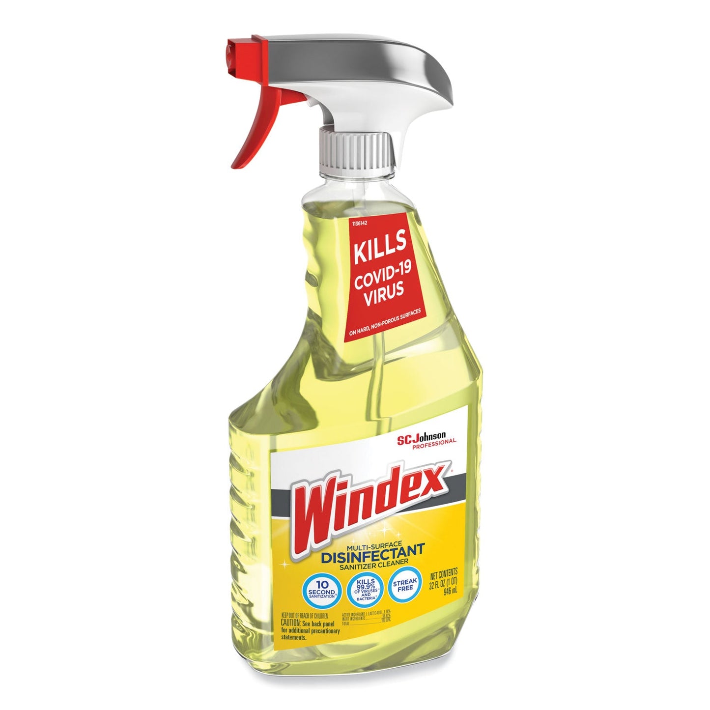 Multi-Surface Disinfectant Cleaner, Fresh Scent, 32 oz Spray Bottle, 8/Carton - OrderMe