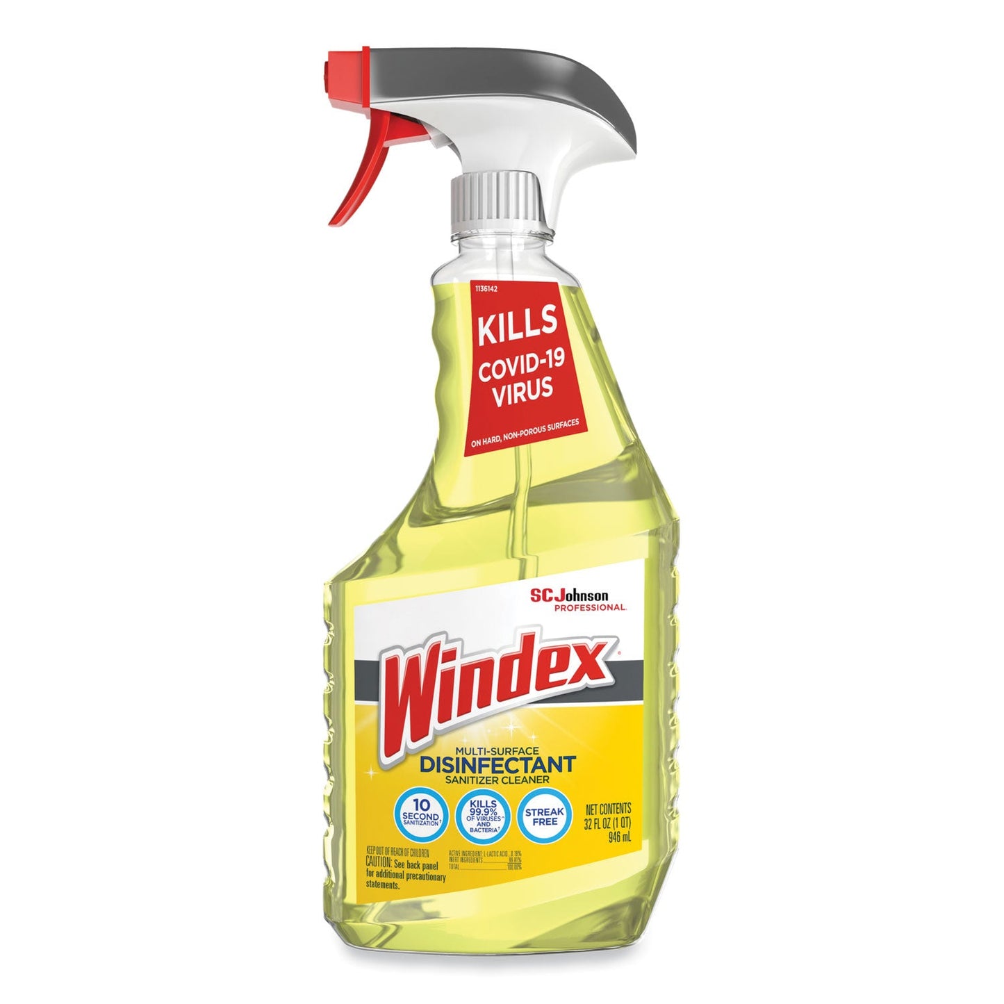 Multi-Surface Disinfectant Cleaner, Fresh Scent, 32 oz Spray Bottle, 8/Carton - OrderMe