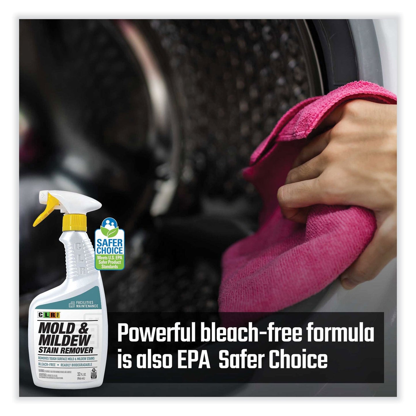 Mold and Mildew Stain Remover, 32 oz Spray Bottle, 6/Carton - OrderMe