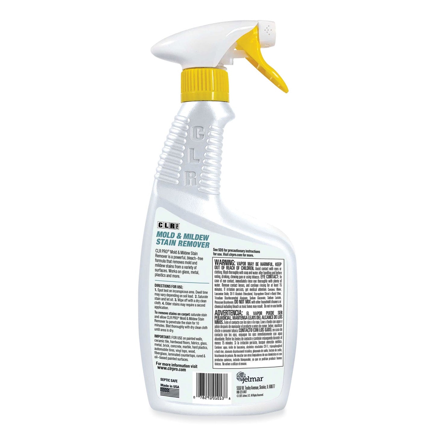 Mold and Mildew Stain Remover, 32 oz Spray Bottle, 6/Carton - OrderMe