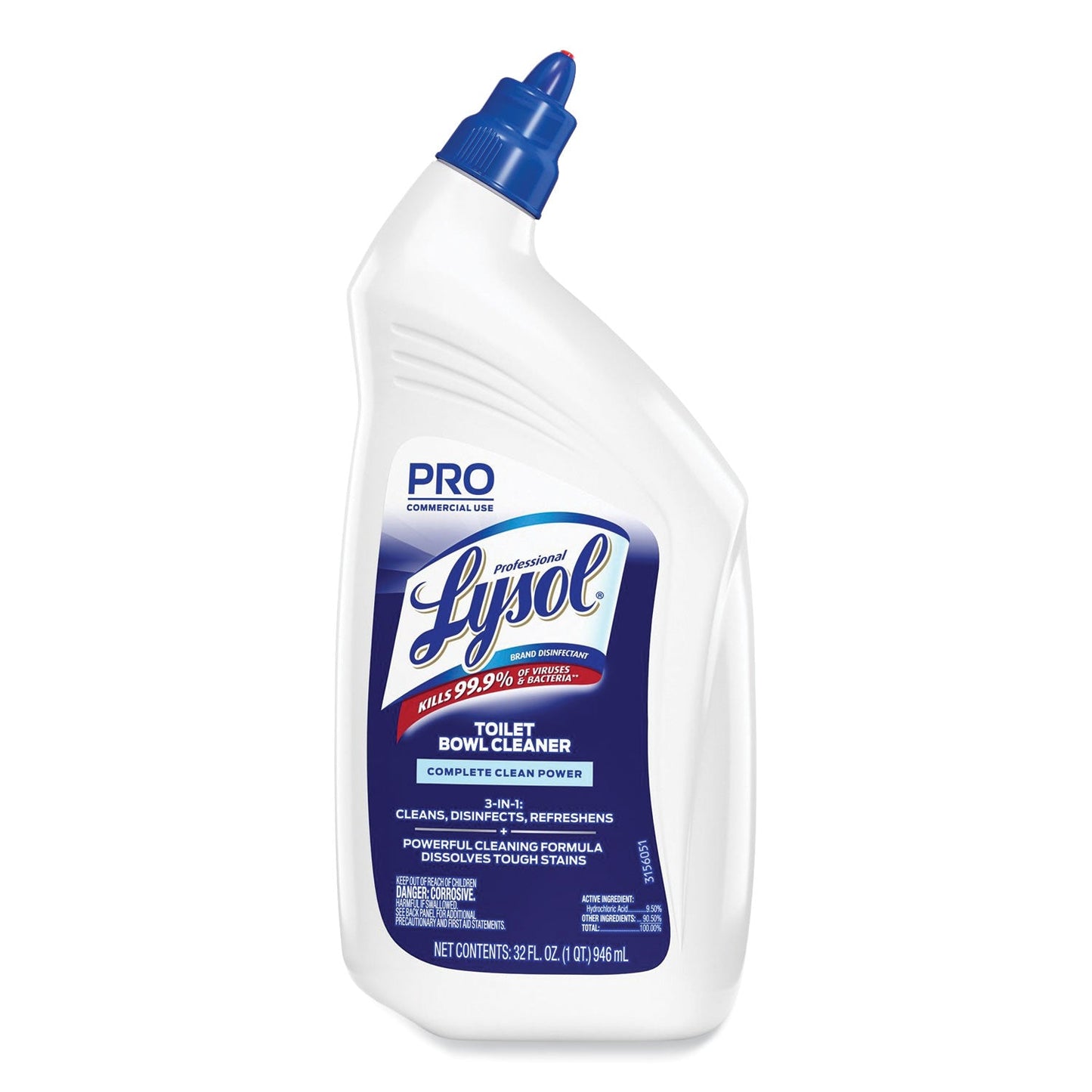 Disinfectant Toilet Bowl Cleaner, 32oz Bottle, 12/Carton - OrderMe