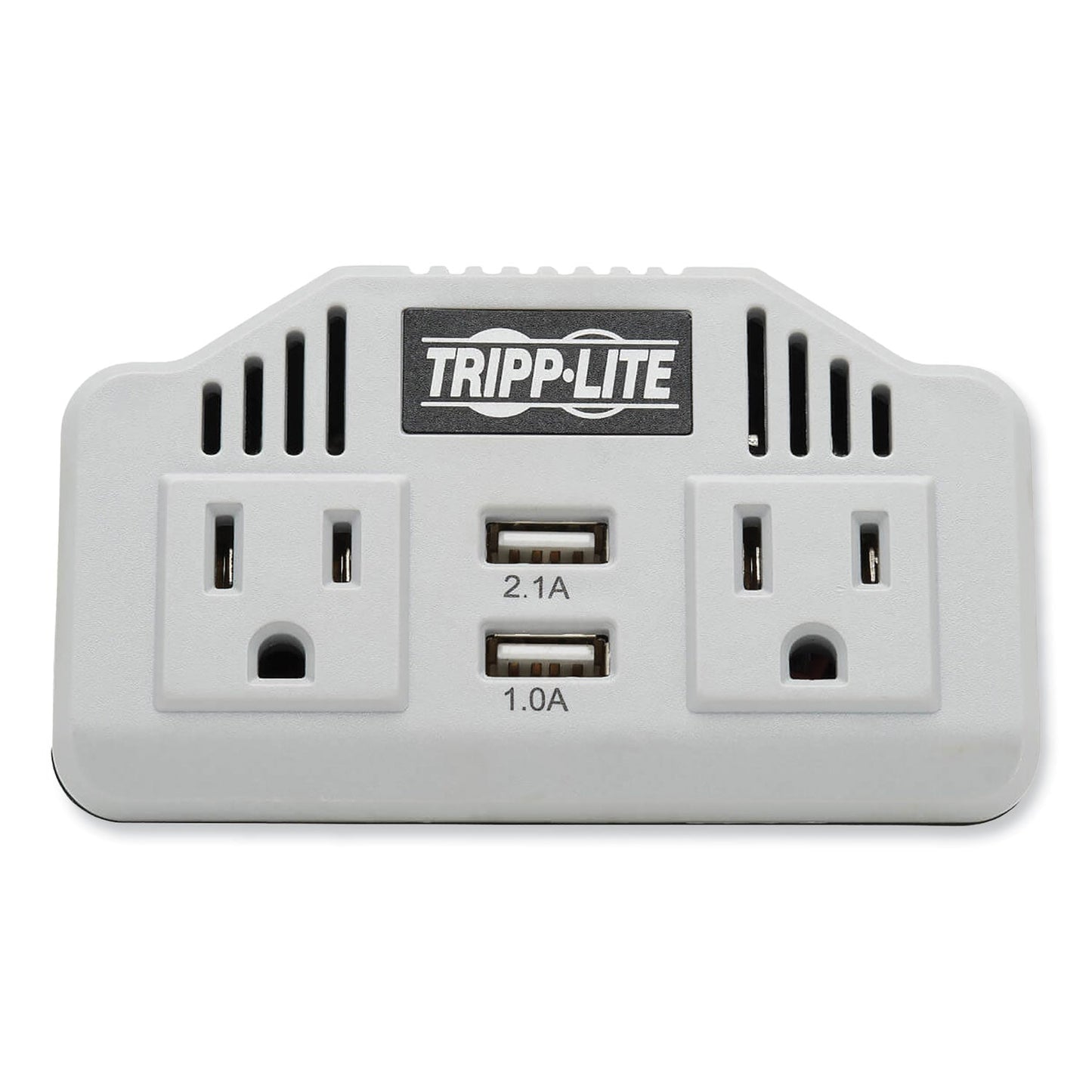 PowerVerter Ultra-Compact Car Inverter, 400 W, Two AC Outlets/Two USB Ports, 3.1 A - OrderMe