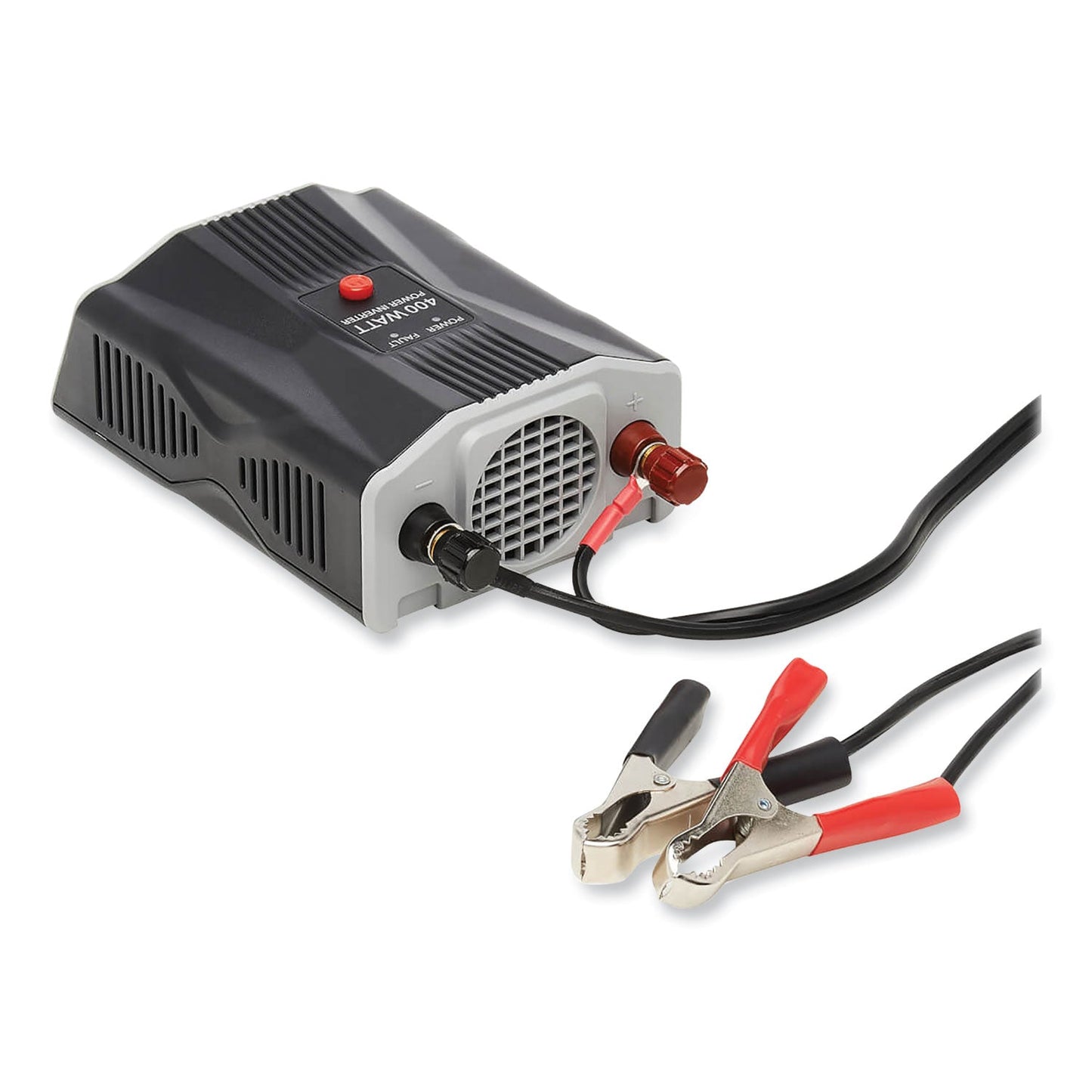 PowerVerter Ultra-Compact Car Inverter, 400 W, Two AC Outlets/Two USB Ports, 3.1 A - OrderMe