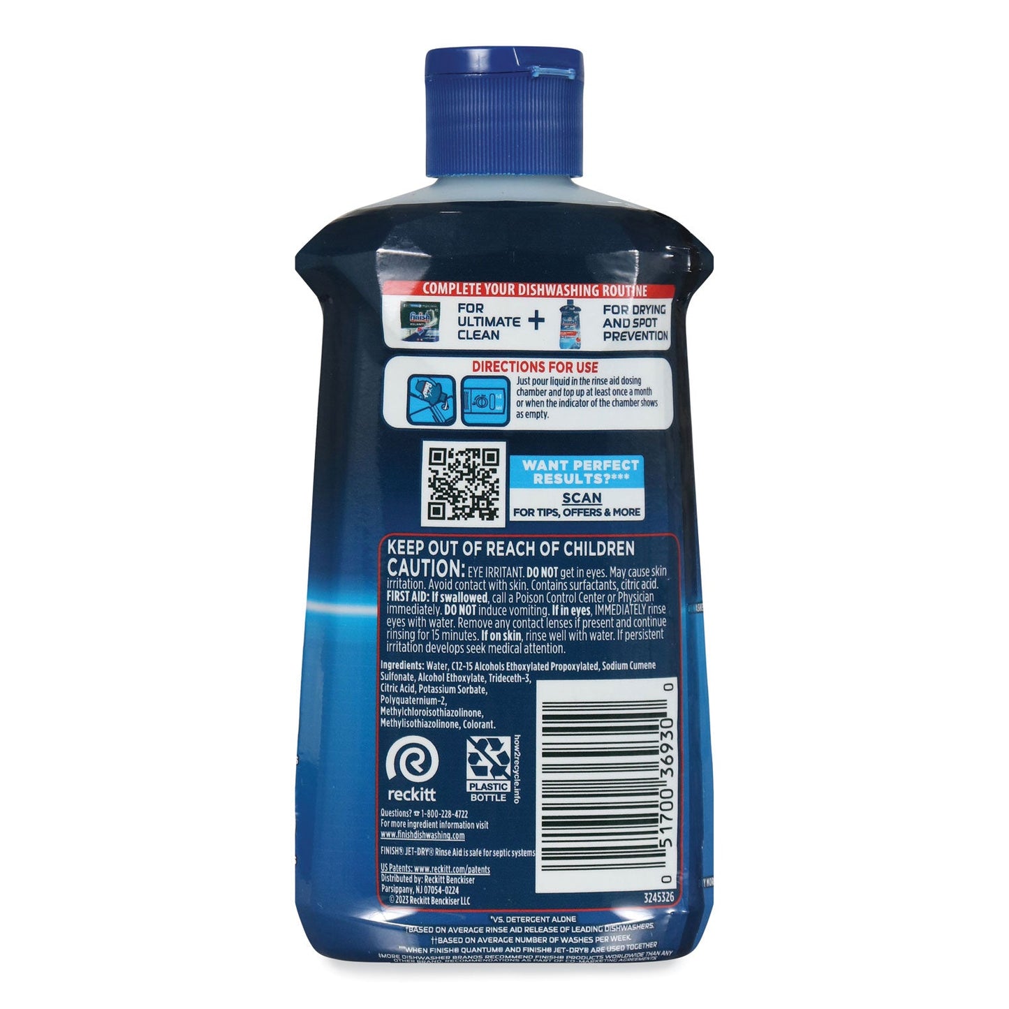 Jet-Dry Rinse Agent, 8.45 oz Bottle, 8/Carton - OrderMe