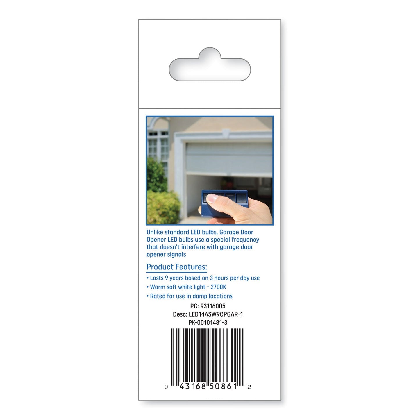 LED Soft White A19 Garage Door Opener Bulb, 14 W - OrderMe