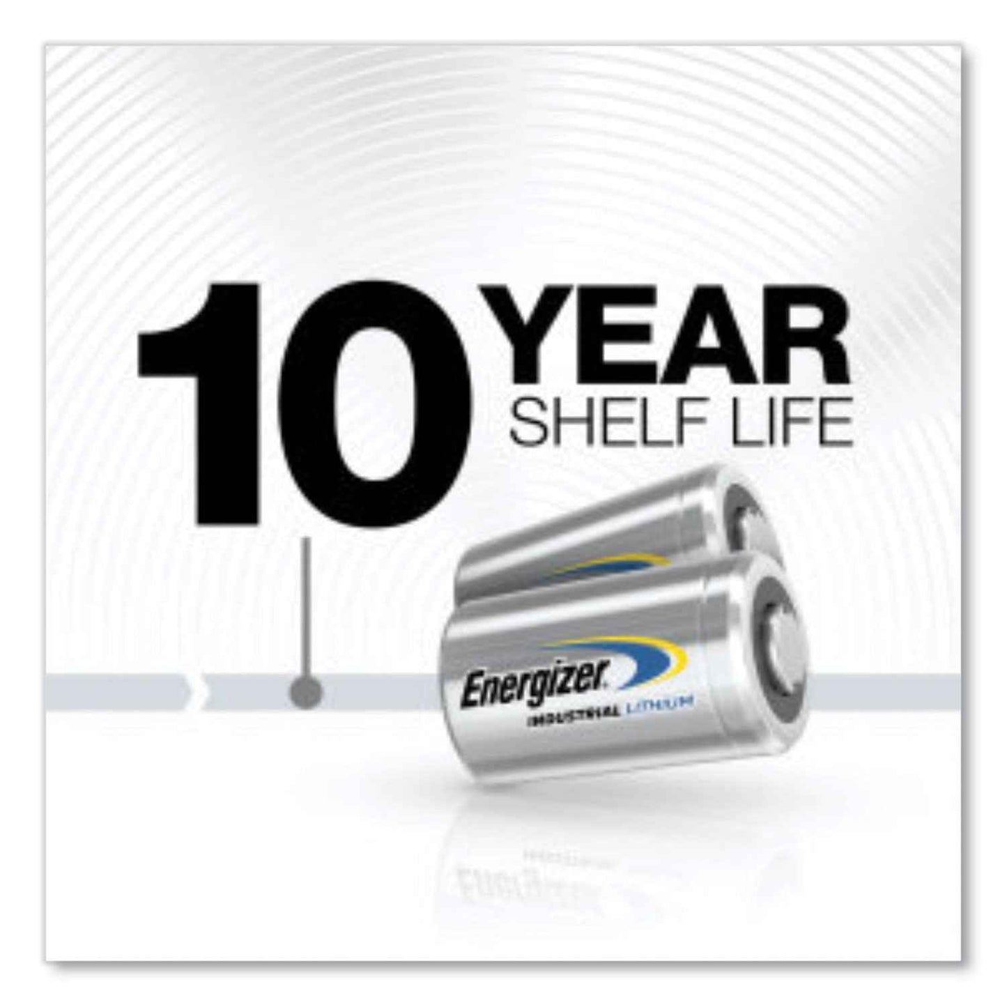 Industrial Lithium CR2 Photo Battery, 3 V, 8/Pack