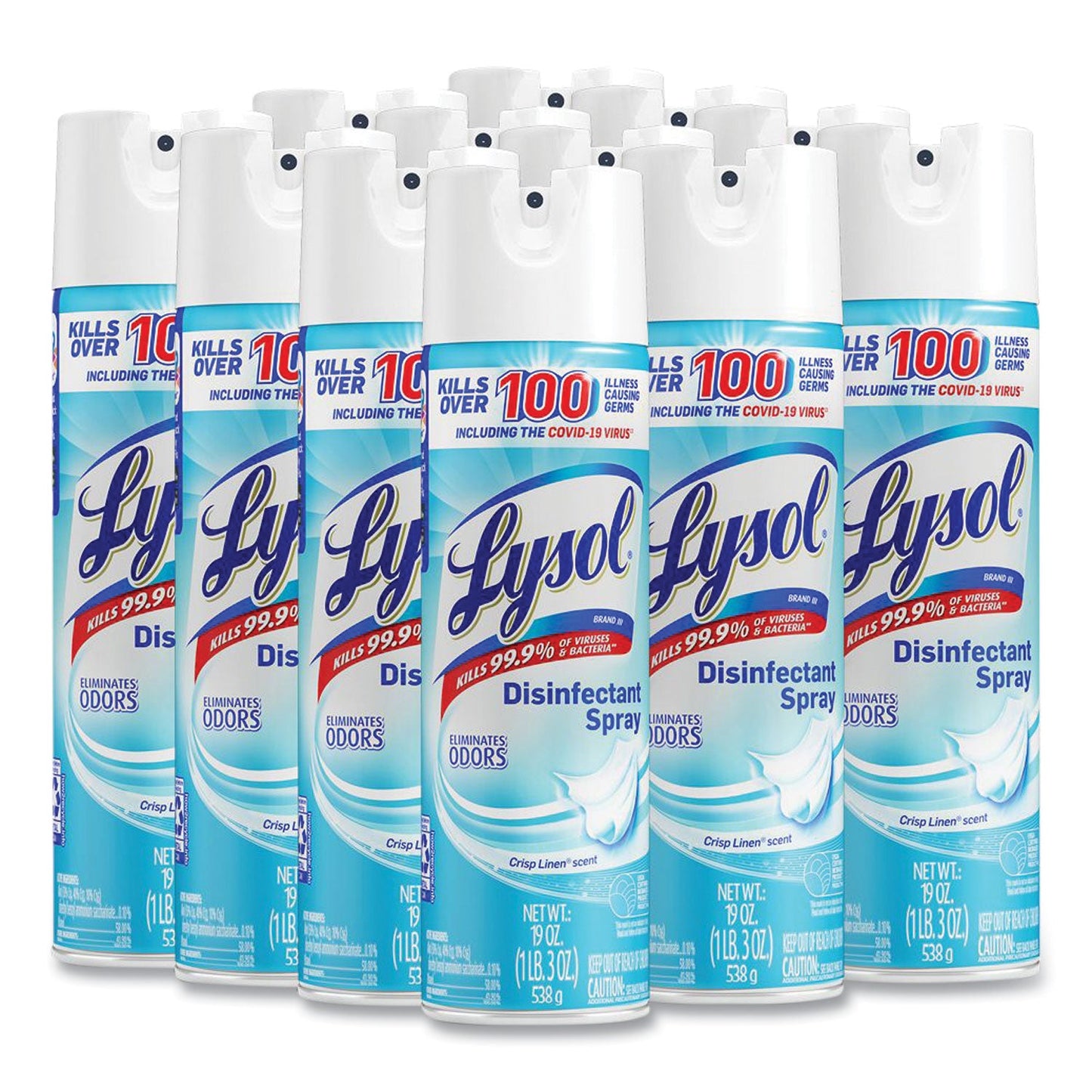 Disinfectant Spray, Crisp Linen Scent, 19 oz Aerosol Spray - OrderMe