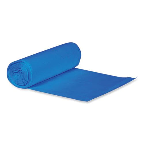 Eco Blend Max Can Liners, 60 gal, 0.8 mil, 38" x 58", Blue, 20 Bags/Roll, 5 Rolls/Carton - OrderMe