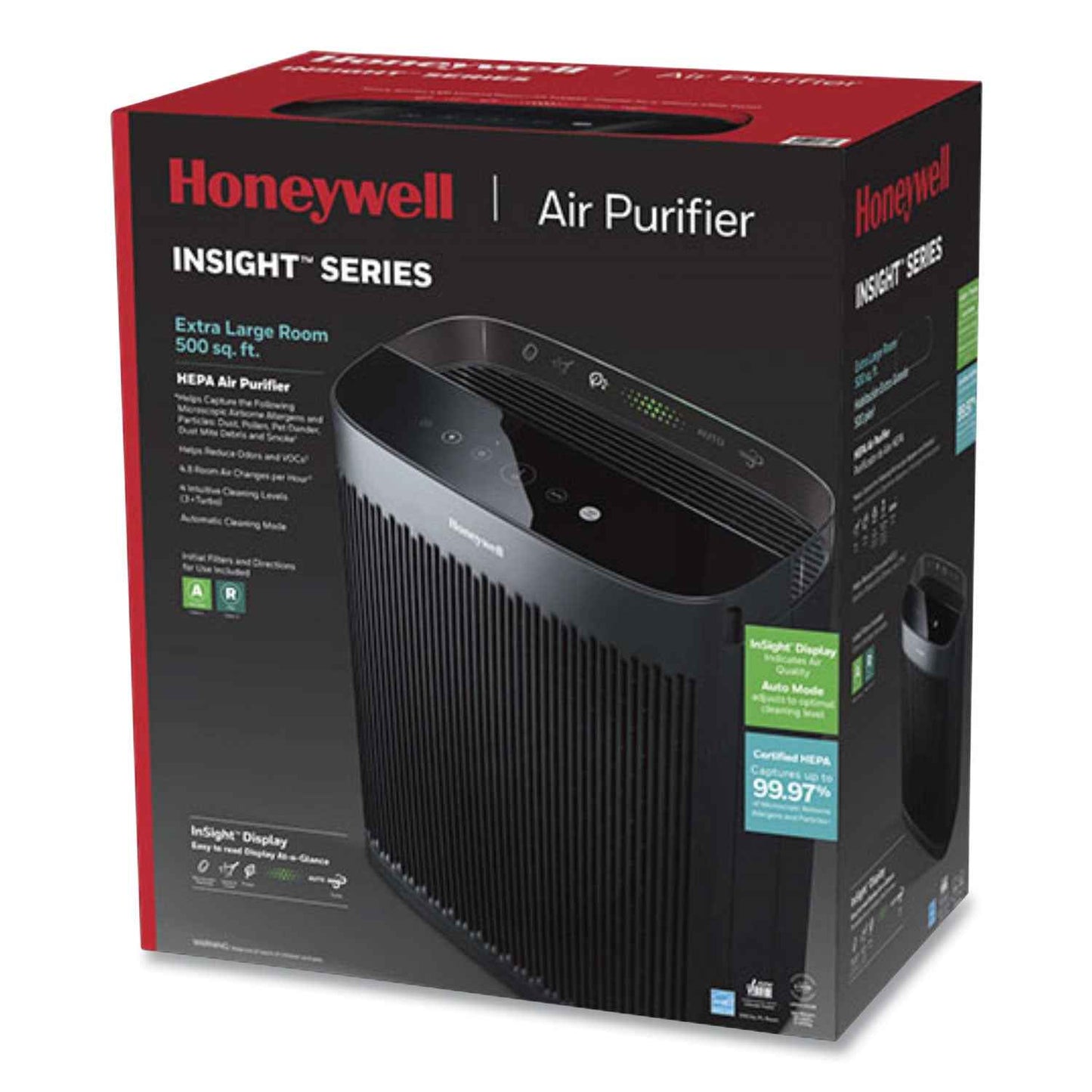 Insight Air Purifier HPA5300B, 500 sq ft Room Capacity, Black - OrderMe