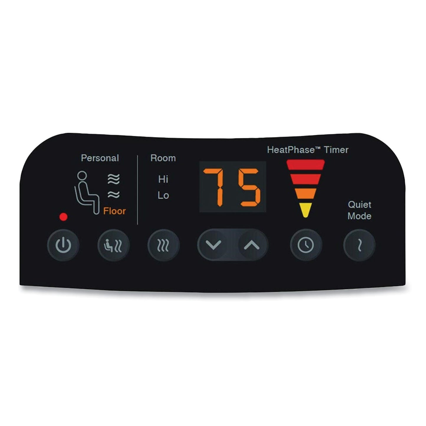 Heat Genius Ceramic Portable Heater, 1,575 W, 5.6 x 10.2 x 17.3, Black - OrderMe