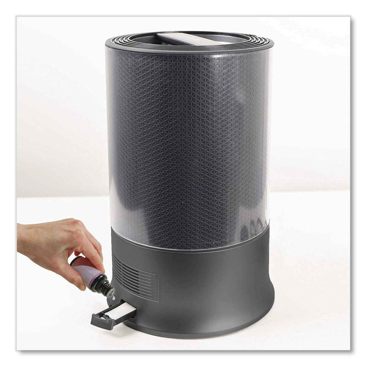 Filter Free Ultrasonic Cool Mist Humidifier, 1.25 gal, 8.8 x 8.8 x 13.2, Black - OrderMe