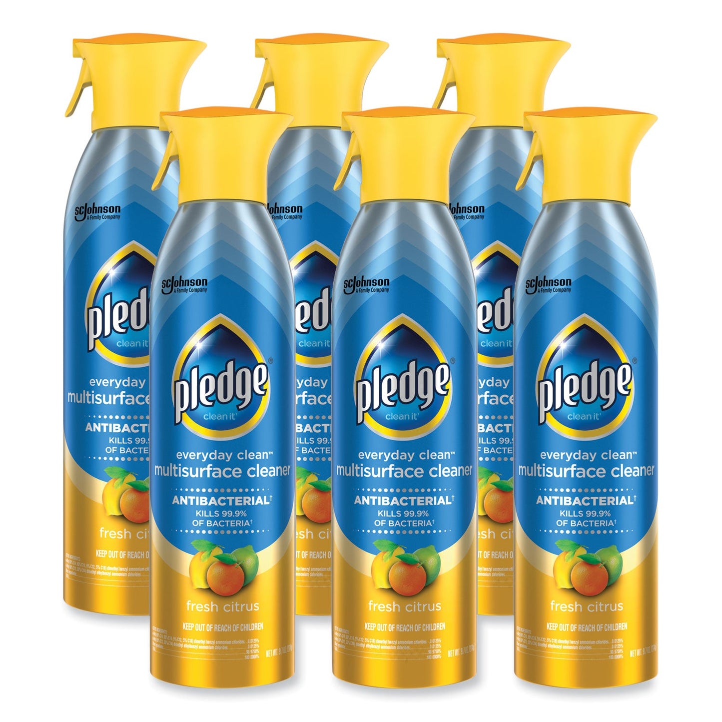 Multi Surface Antibacterial Everyday Cleaner, 9.7 oz Aerosol Spray, 6/Carton - OrderMe