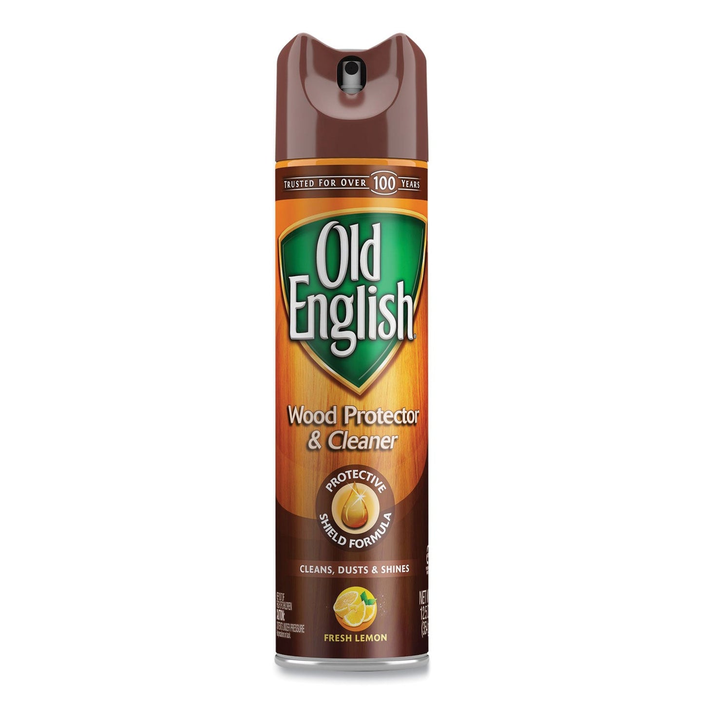 Furniture Polish, Fresh Lemon Scent, 12.5 oz Aerosol Spray, 12/Carton - OrderMe