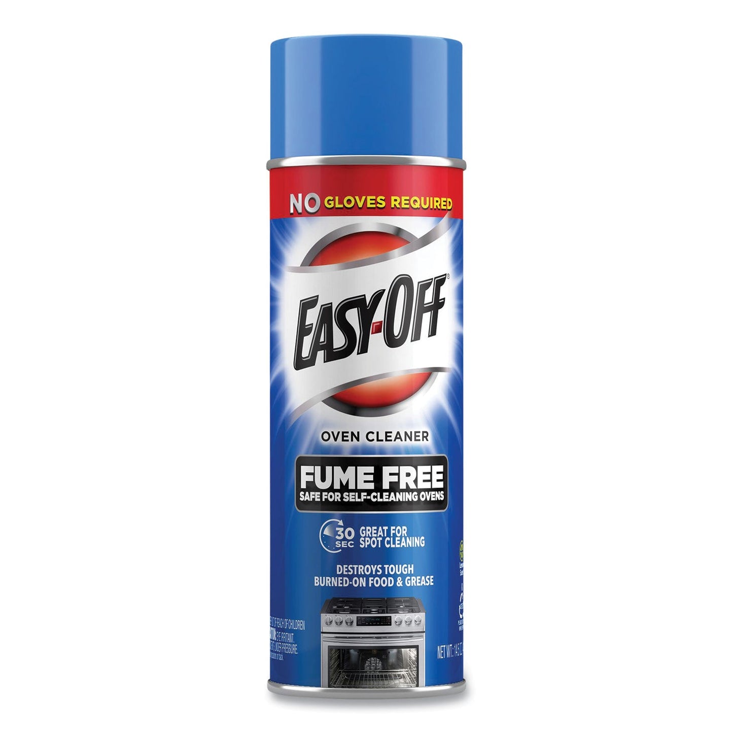 Fume-Free Oven Cleaner, Lemon Scent, 14.5 oz Aerosol Spray - OrderMe