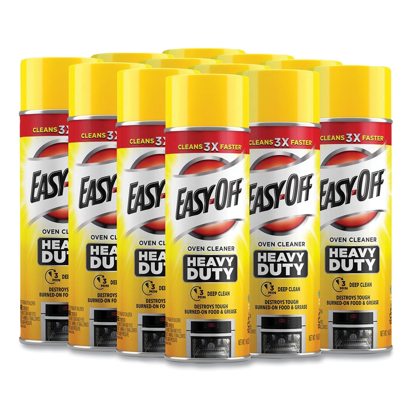Heavy Duty Oven Cleaner, Fresh Scent, Foam, 14.5 oz Aerosol Spray - OrderMe