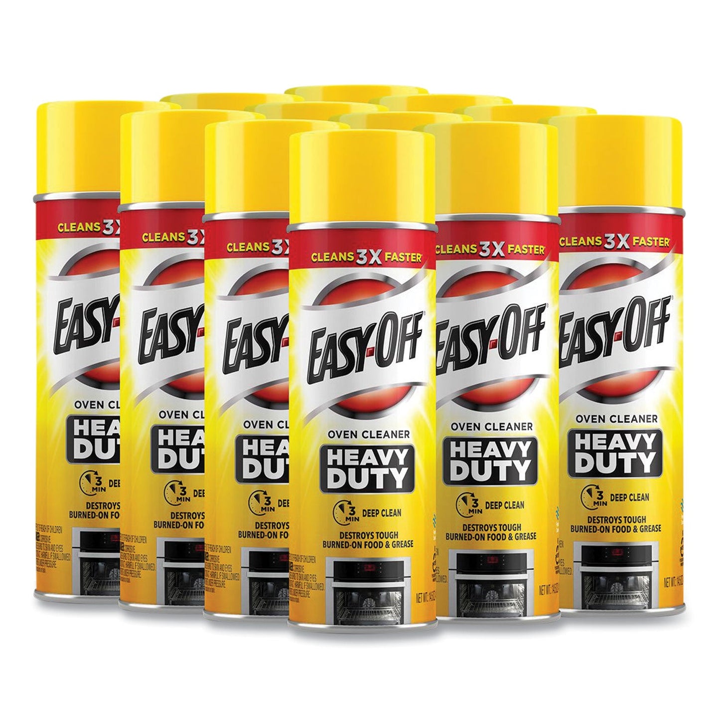 Heavy Duty Oven Cleaner, Fresh Scent, Foam, 14.5 oz Aerosol Spray, 12/Carton - OrderMe