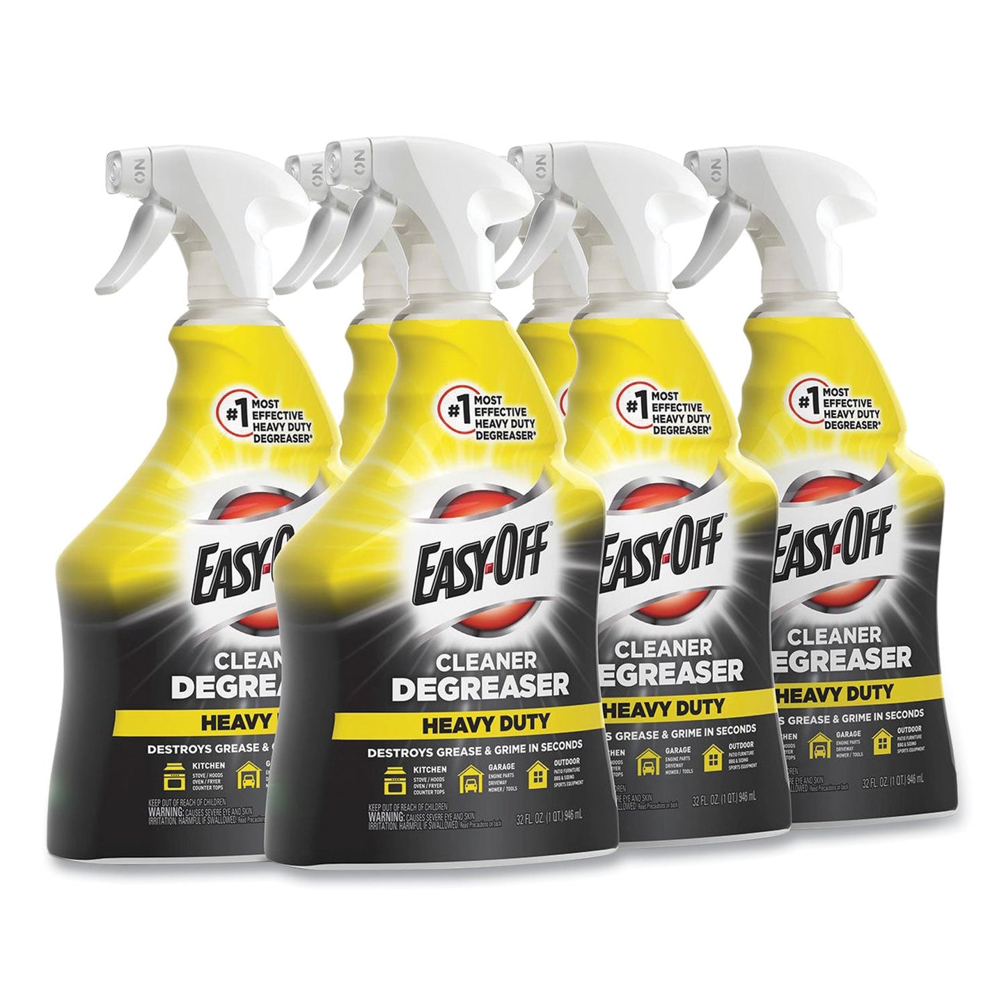 Heavy Duty Cleaner Degreaser, 32 oz Spray Bottle, 6/Carton - OrderMe