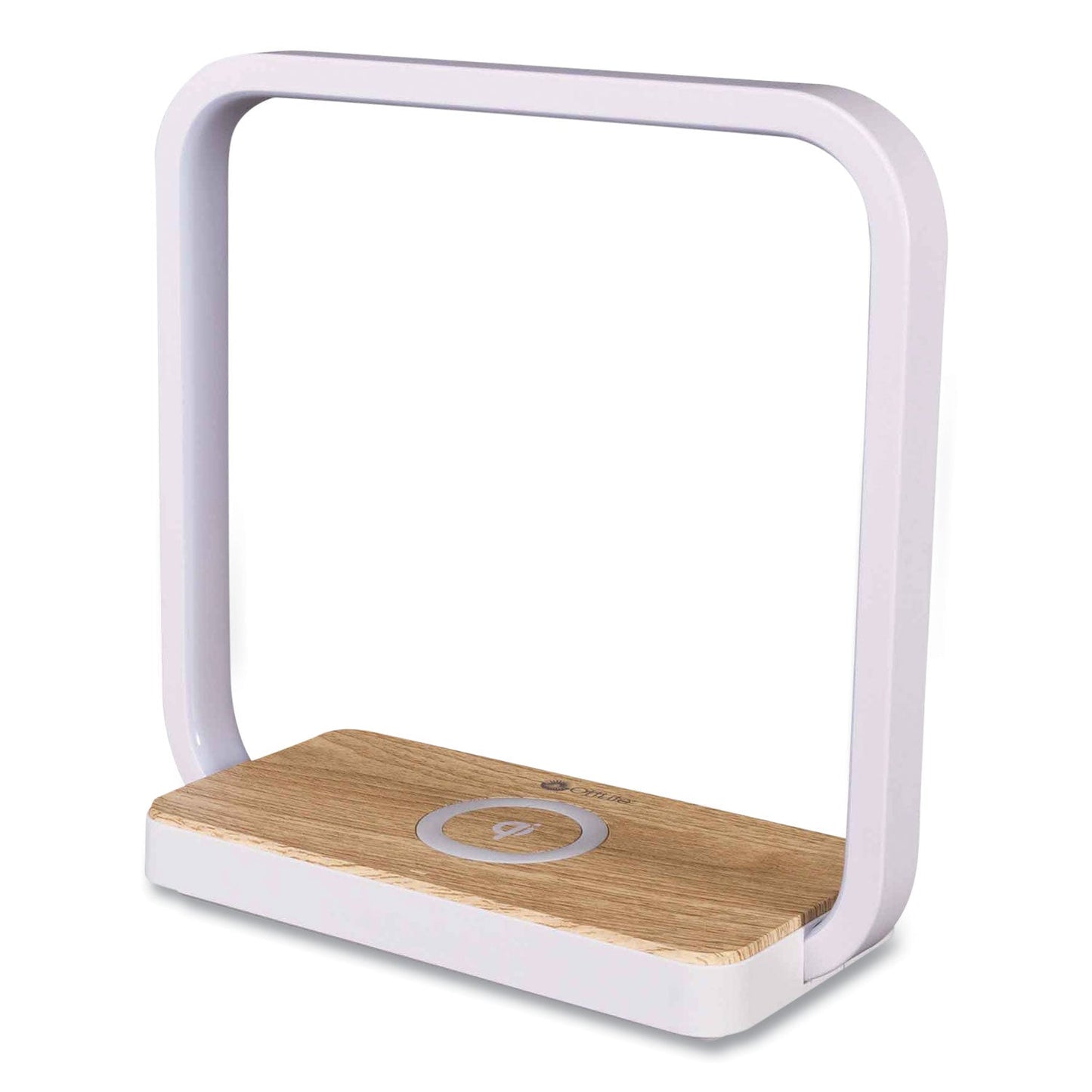 Wireless Charging Station with Night Light, USB, White - OrderMe