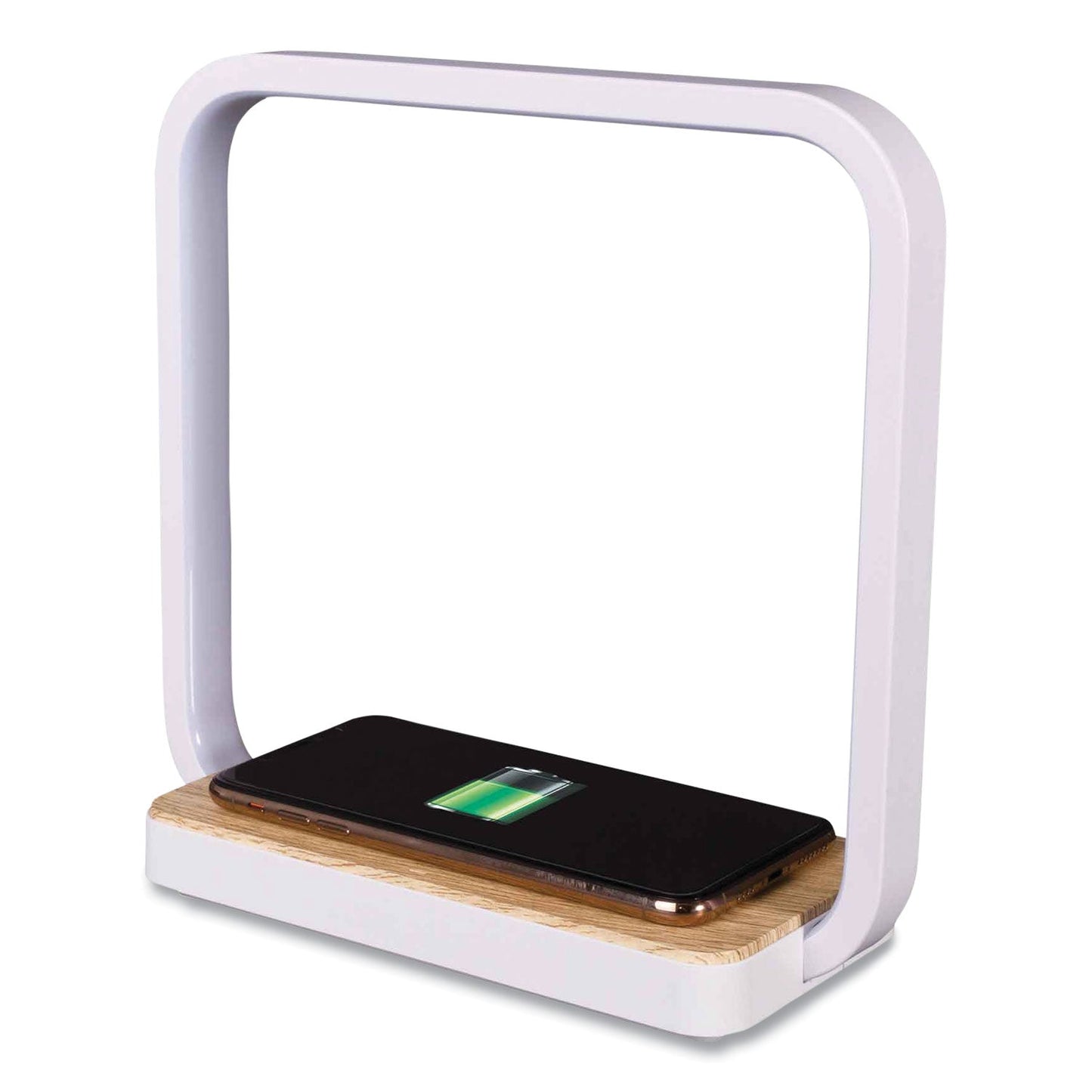 Wireless Charging Station with Night Light, USB, White - OrderMe