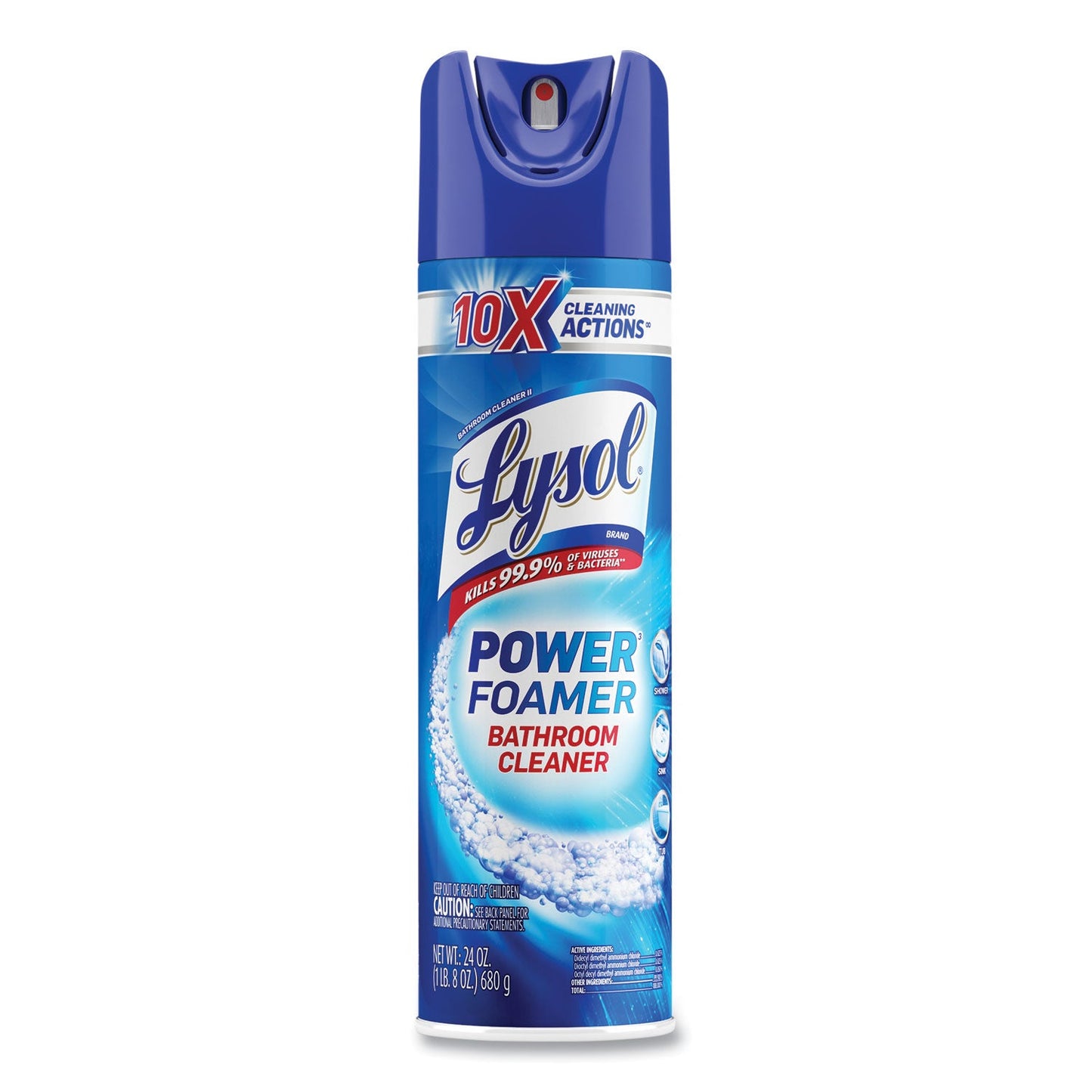 Power Foam Bathroom Cleaner, 24 oz Aerosol Spray - OrderMe