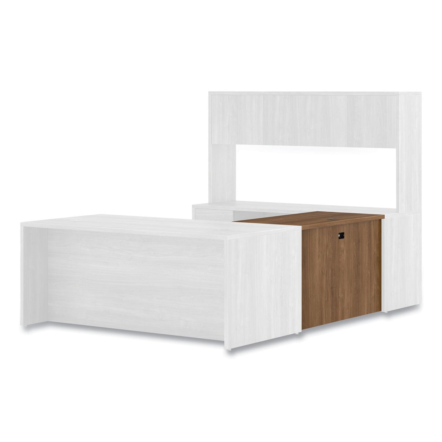 Angled view highlighting the sturdy construction and seamless surface of the 10500 Series Bridge in Pinnacle.product-image