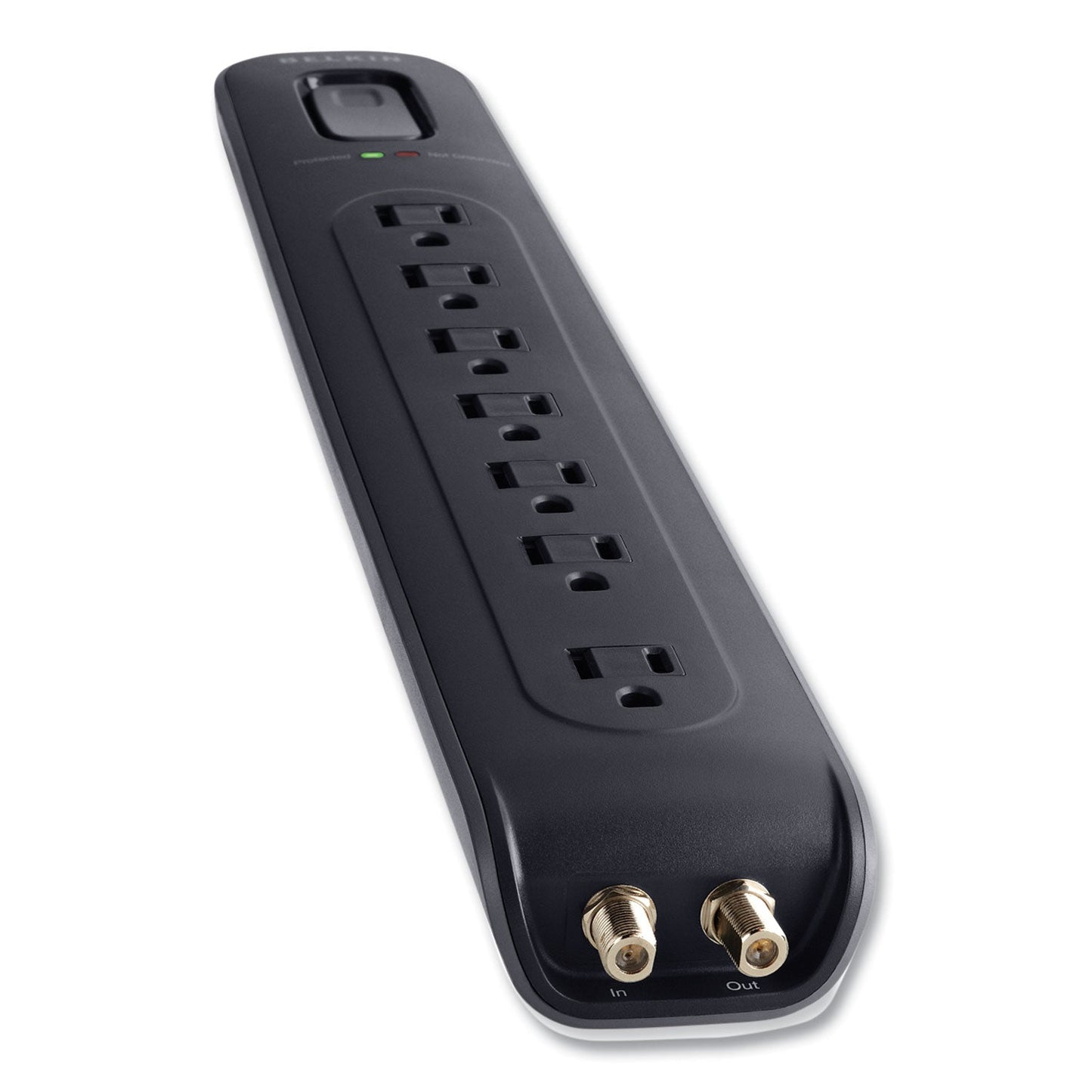 Ultimate Surge Protector, 7 AC Outlets, 4 ft Cord, 2,000 J, Black - OrderMe