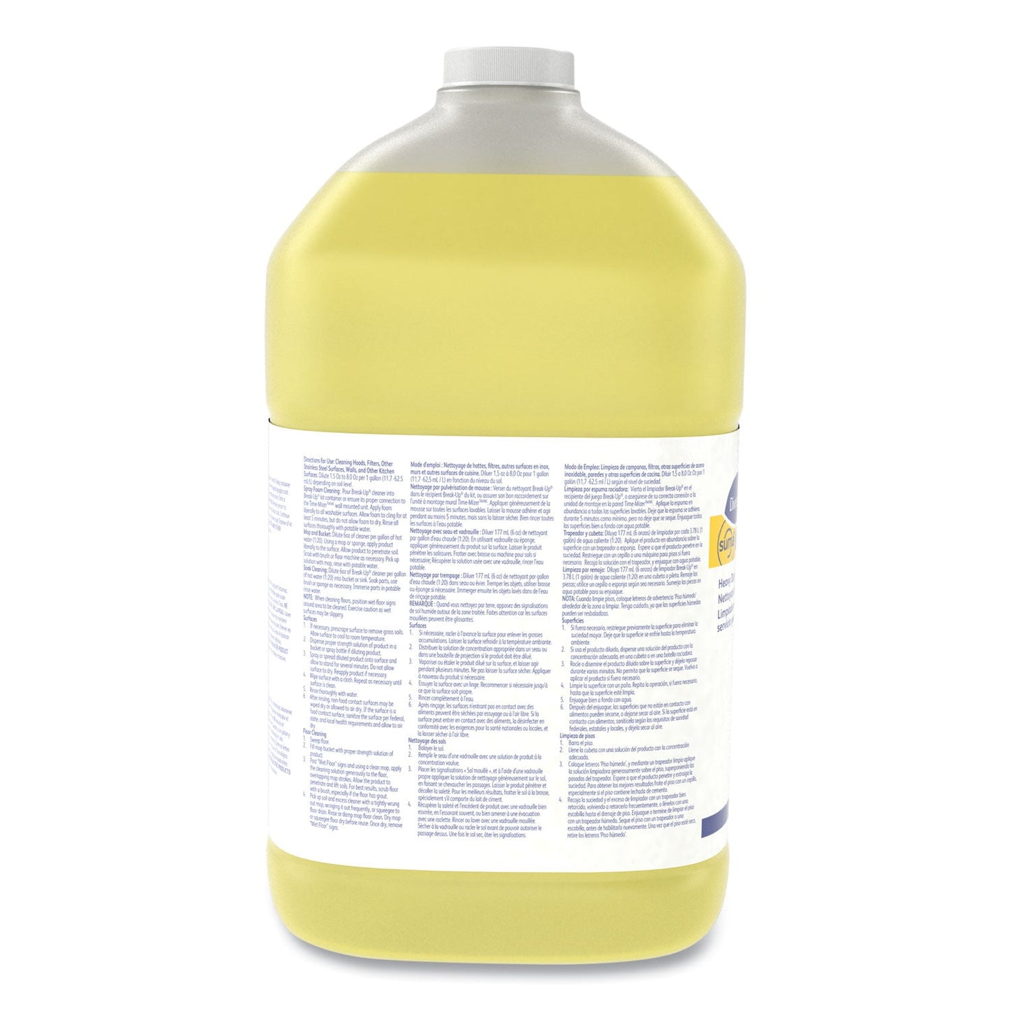 Suma Break-Up II D3.5 Heavy-Duty Foaming Grease-Release Cleaner, 128 oz Bottle, 4/Carton - OrderMe