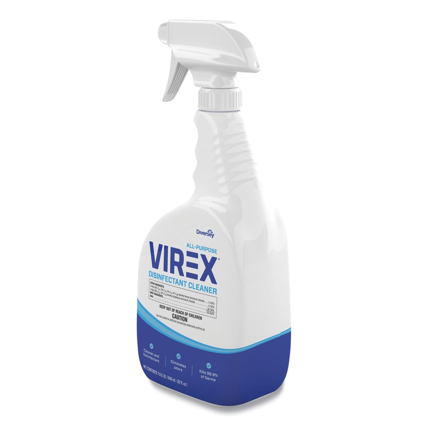 Virex All-Purpose Disinfectant Cleaner, Citrus Scent, 32 oz Spray Bottle, 8/Carton - OrderMe