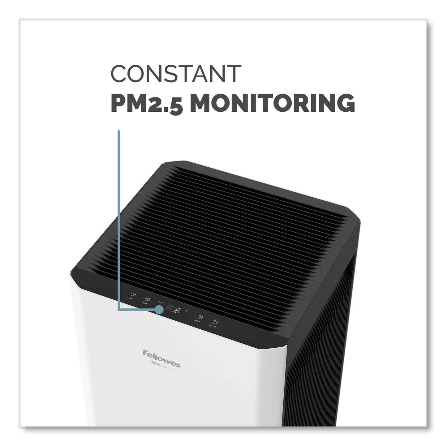 AeraMax SV Air Purifier, 1,500 sq ft Room Capacity, White/Black - OrderMe