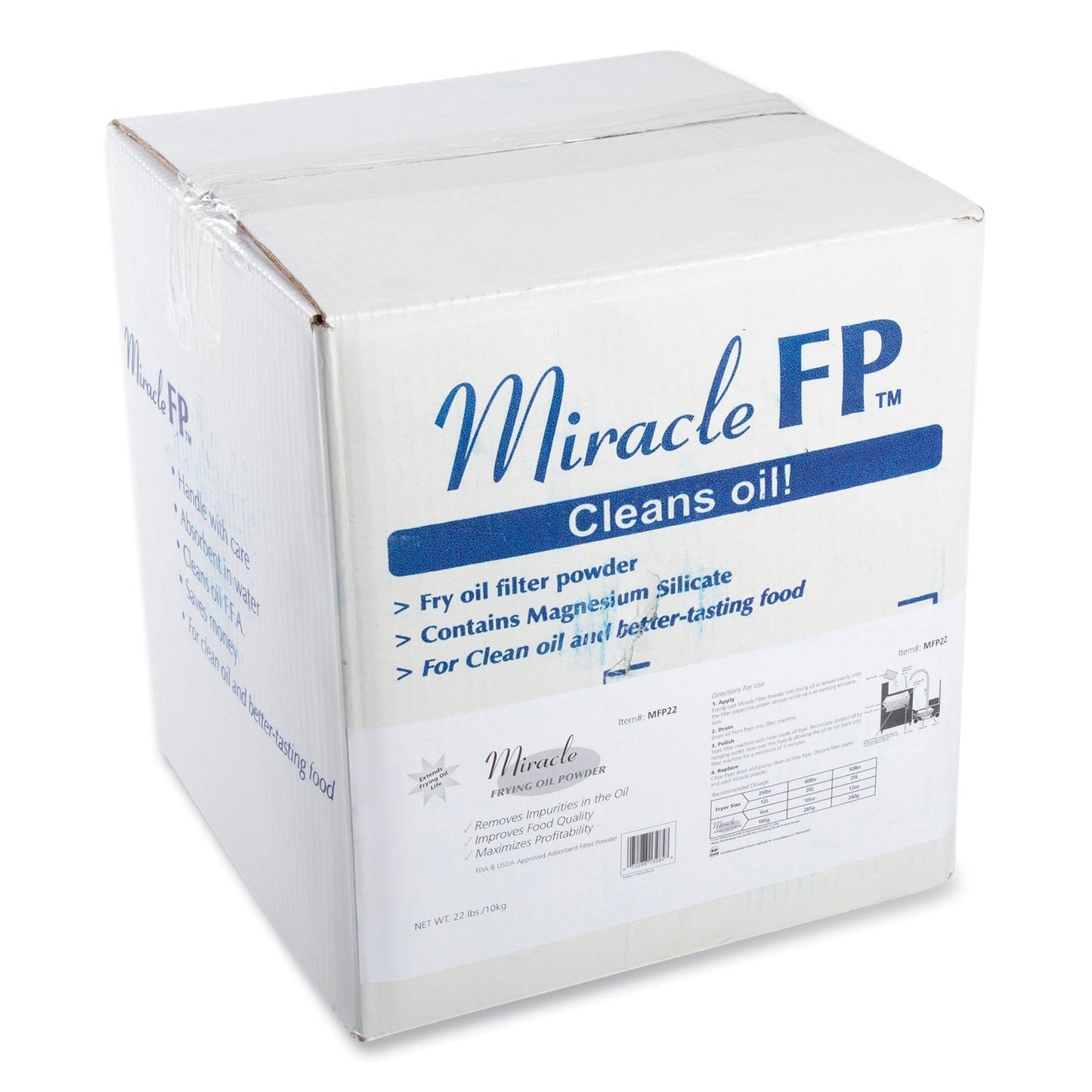 Filter Powder, 25 L Absorbing Volume, 22 lb Pack - OrderMe