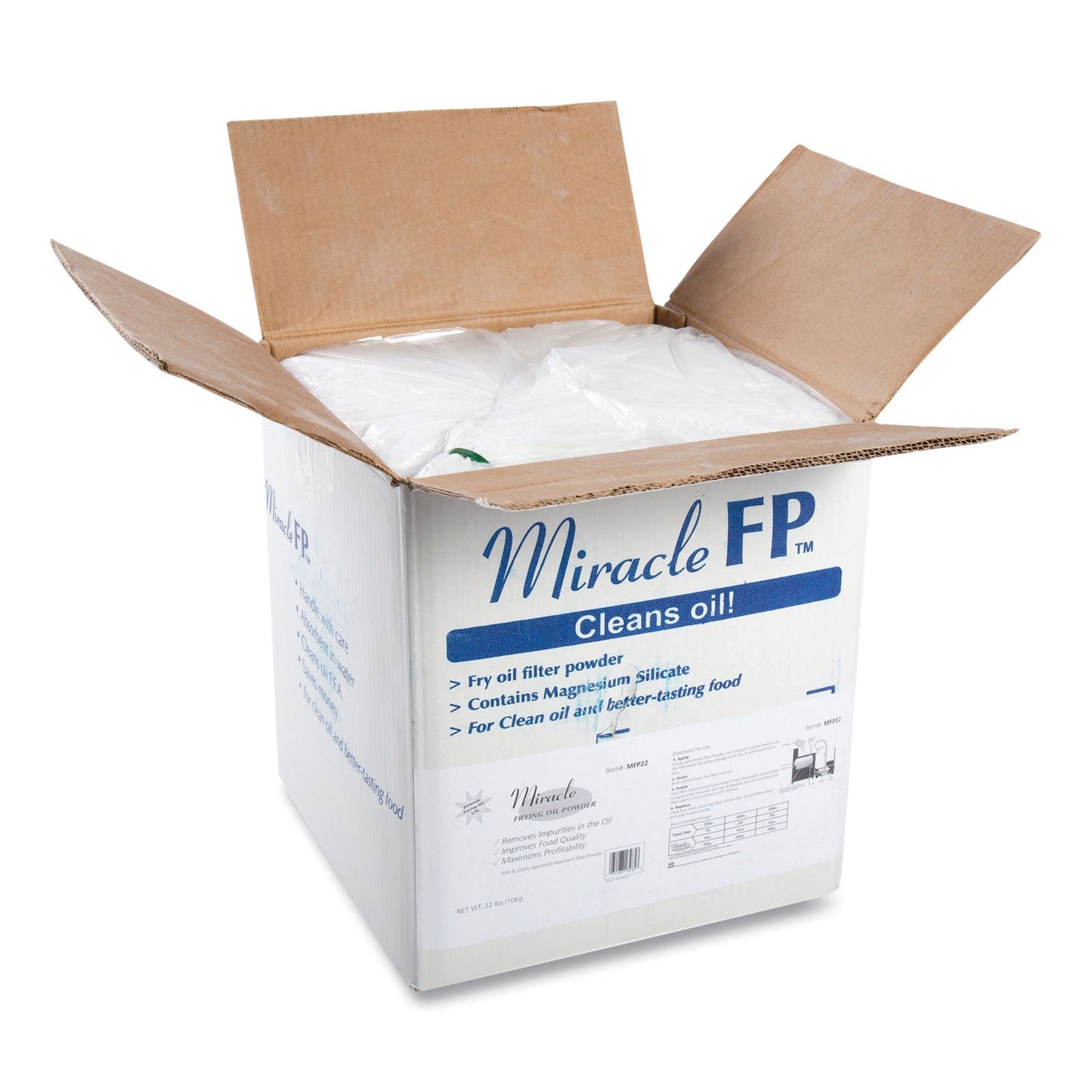 Filter Powder, 25 L Absorbing Volume, 22 lb Pack - OrderMe