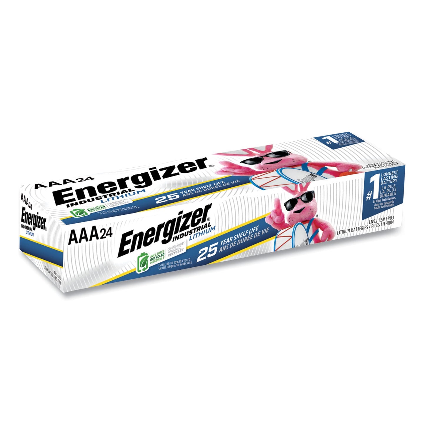 Industrial Lithium AAA Battery, 1.5 V, 4/Pack, 6 Packs/Box - OrderMe