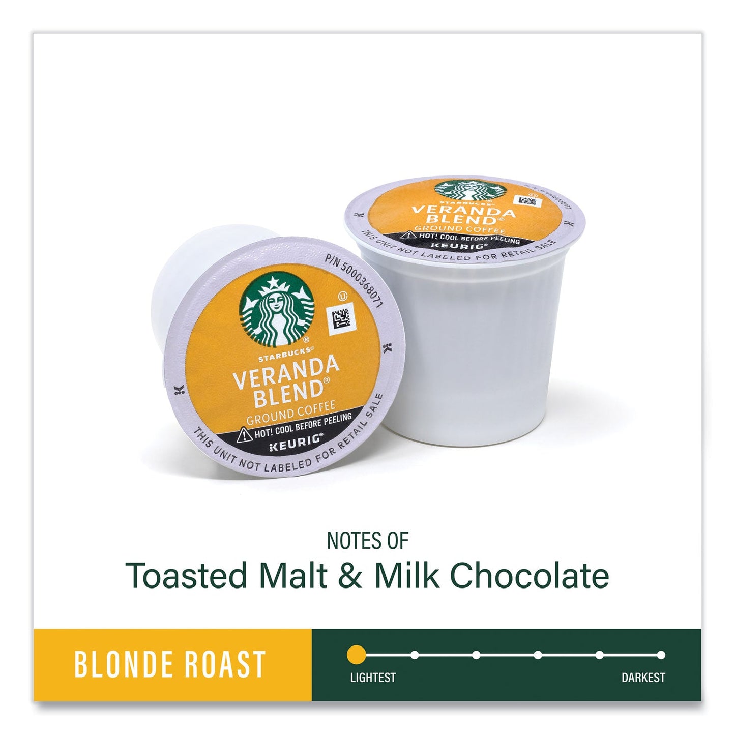 Opened Veranda Blend carton showing neatly packed K-Cups inside.product-image
