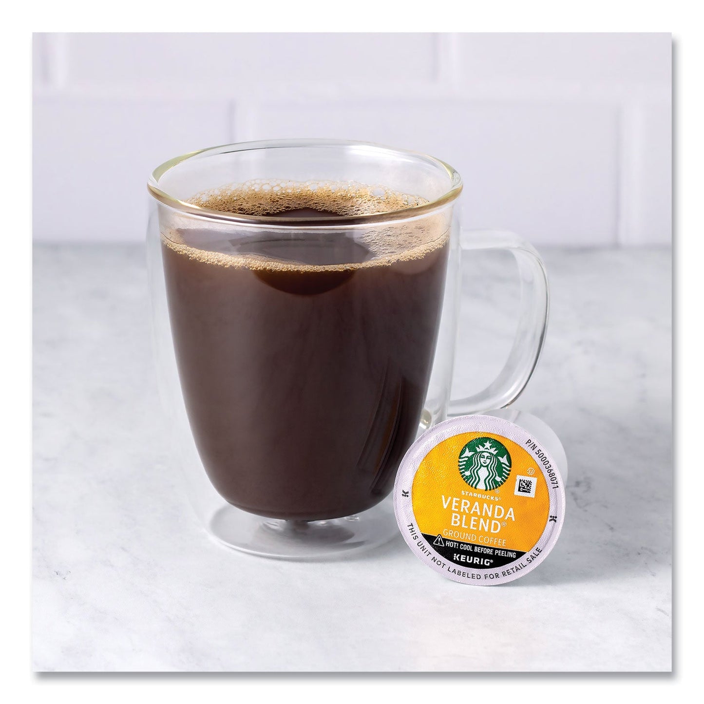 Angled view of the 72-count box with branding, roast level, and flavor details clearly visible.product-image