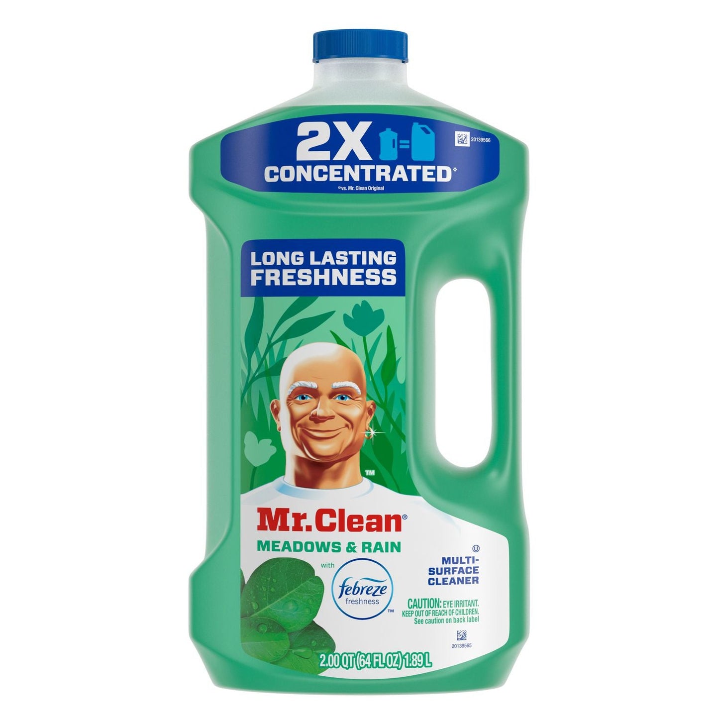 Multipurpose Cleaning Solution with Febreze, Meadows and Rain, 64 oz Bottle - OrderMe