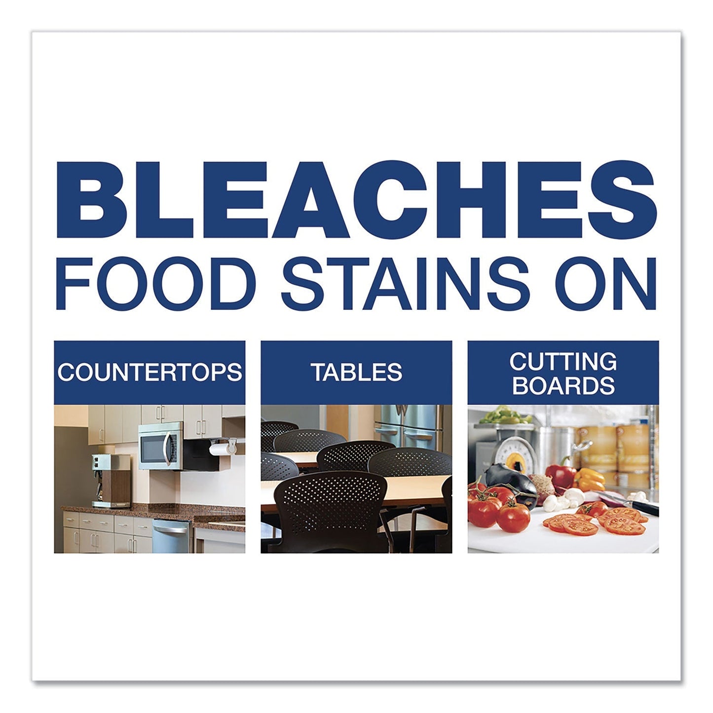 Cleaner with Bleach, 32 oz Spray Bottle, 8/Carton - OrderMe
