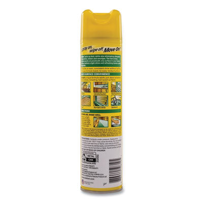 Endust Multi-Surface Dusting and Cleaning Spray, Lemon Zest, 12.5 oz Aerosol Spray, 6/Carton - OrderMe