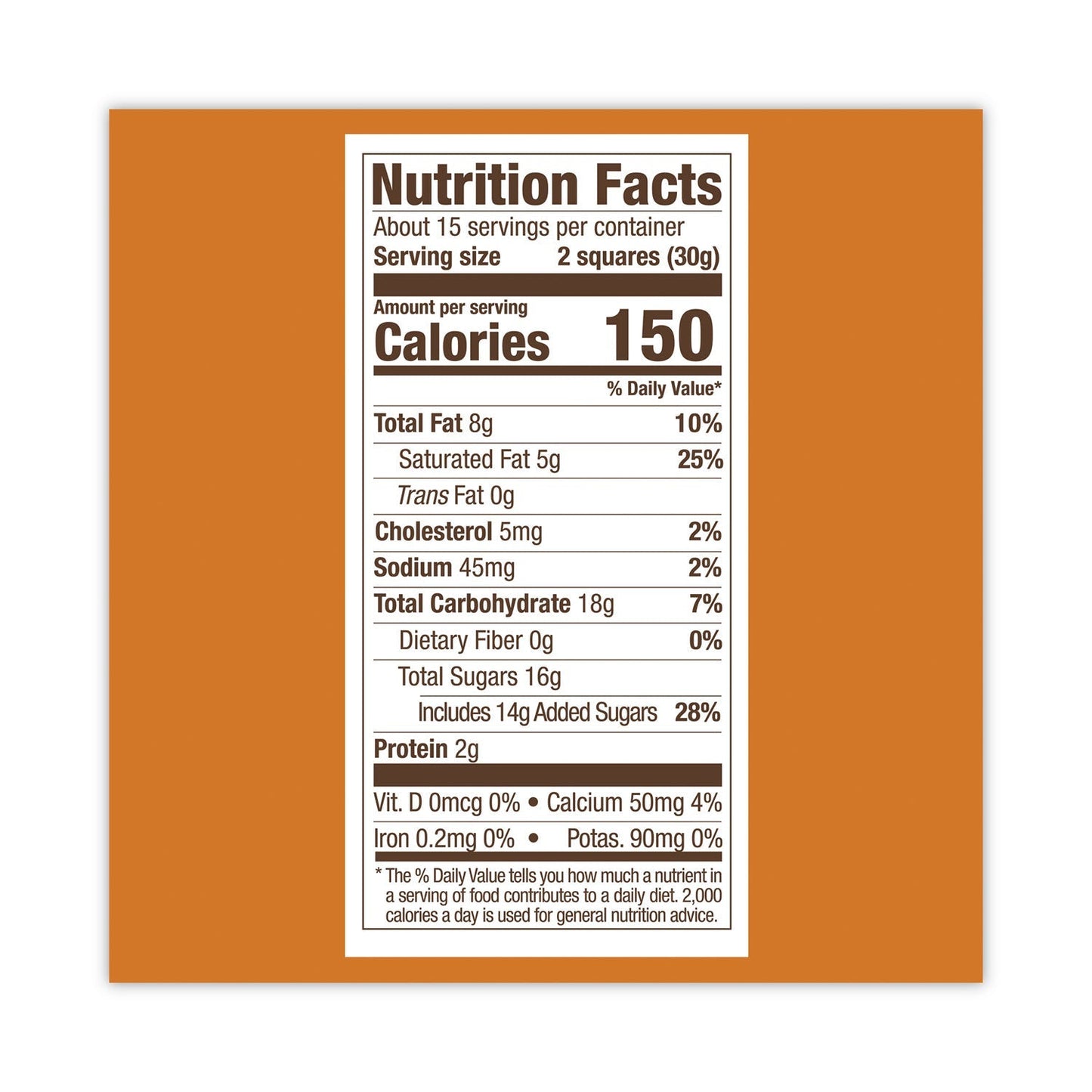 Close-up of unwrapped milk chocolate square with gooey caramel center.product-image