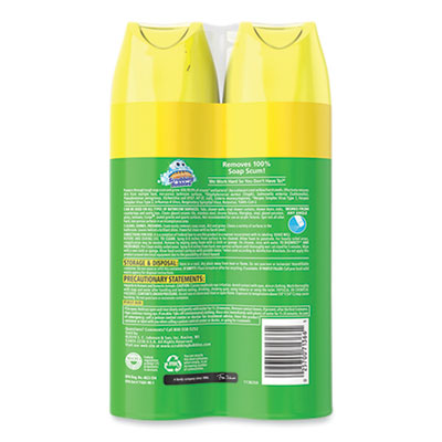 Bathroom Disinfectant Grime Fighter Aerosol, Citrus Scent, 20 oz Aerosol Can, 2/Pack - OrderMe