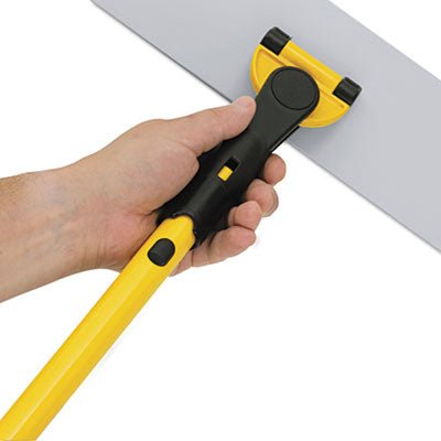 HYGEN Quick Connect S-S Frame, Wet/Dry Mop 17.19w x 3d, Aluminum, Yellow - OrderMe