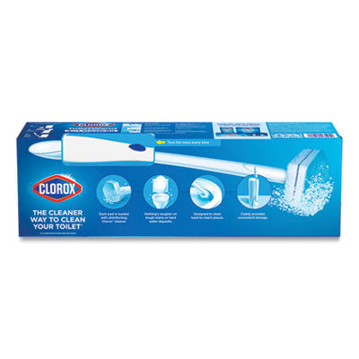 CLOROX SALES CO. ToiletWand Disposable Toilet Cleaning System: Handle, Caddy and Refills, White - OrdermeInc