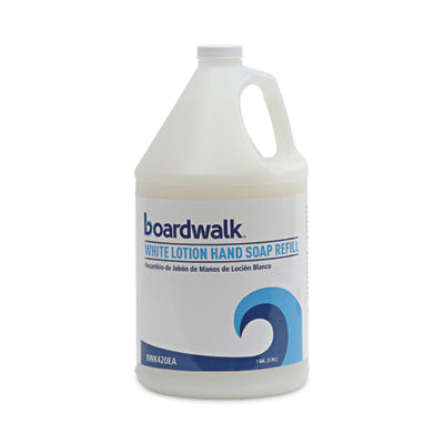 BOARDWALK Mild Cleansing Lotion Soap, Cherry Scent, Liquid, 1 gal Bottle, 4/Carton - OrdermeInc