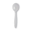 DIXIE FOOD SERVICE Plastic Cutlery, Heavyweight Soup Spoons, White, 1,000/Carton - OrdermeInc