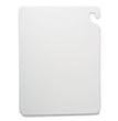 CFS BRANDS Cut-N-Carry Color Cutting Boards, Plastic, 20 x 15 x 0.5, White - OrdermeInc