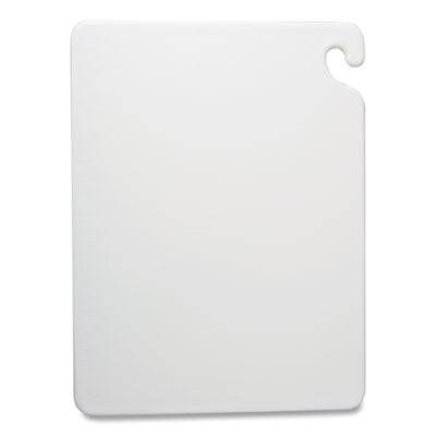 CFS BRANDS Cut-N-Carry Color Cutting Boards, Plastic, 20 x 15 x 0.5, White - OrdermeInc