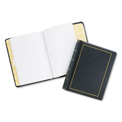 Looseleaf Corporation Minute Book, 1-Subject, Unruled, Black/Gold Cover, (250) 11 x 8.5 Sheets OrdermeInc OrdermeInc