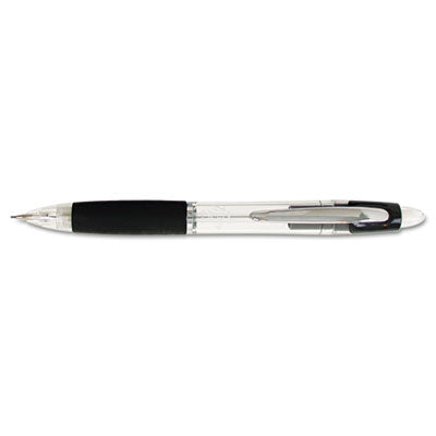 Z-Grip Max Mechanical Pencil, 0.7 mm, HB (#2), Black Lead, Black/Silver Barrel, Dozen OrdermeInc OrdermeInc