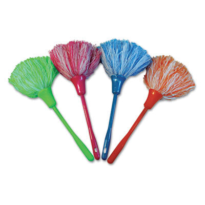 Boardwalk® MicroFeather Mini Duster, Microfiber Feathers, 11", Assorted Colors - OrdermeInc
