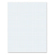 Quadrille Pads, Quadrille Rule (4 sq/in), 50 White (Heavyweight 20 lb Bond) 8.5 x 11 Sheets OrdermeInc OrdermeInc