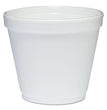 Dart® Food Containers, Squat, 8 oz, White, Foam, 1,000/Carton OrdermeInc OrdermeInc